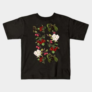 Cherries with Blossoms Kids T-Shirt